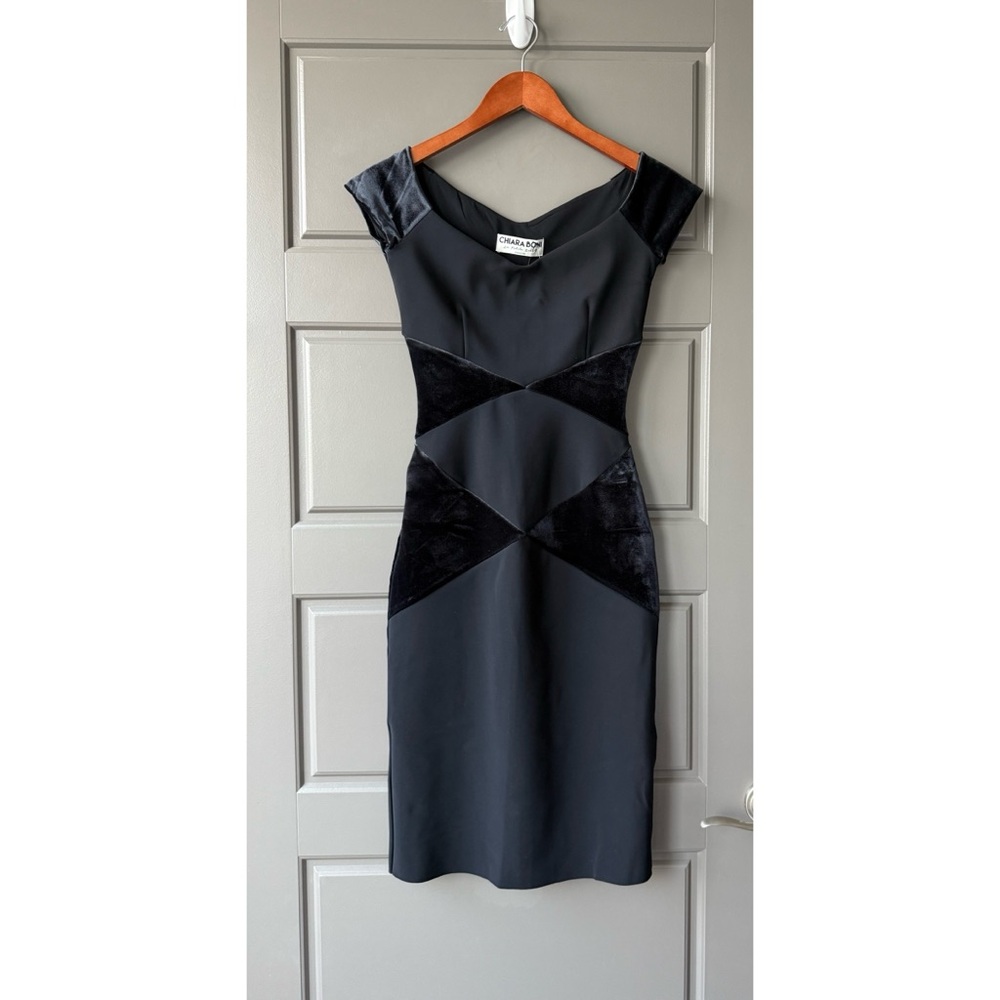 Chiara Boni black midi dress size 2